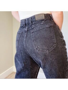 Lee Black High-Waist Denim Jeans